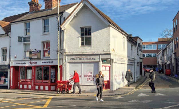 prominent retail premises for sale in ripley in surrey